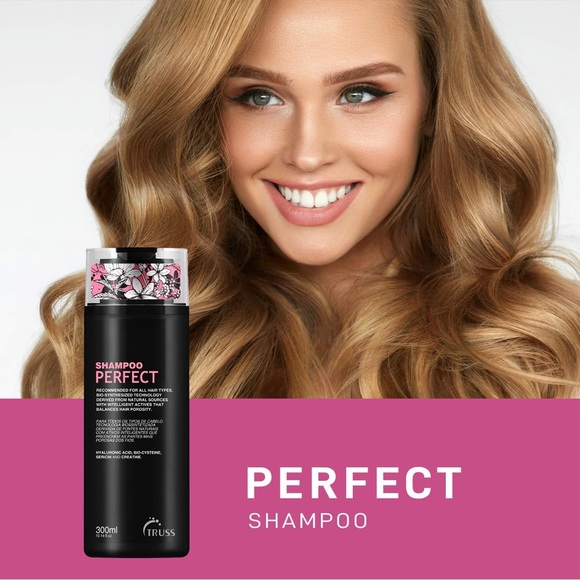 TRUSS Professional Perfect Shampoo 300ml All Hair Types Treatment Haircare - Picture 2 of 13